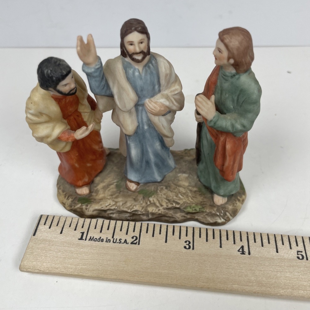 1990 Ceramica Excelsis THE WAY TO EMMAUS Figure 370/5000 Figurine RELIGION - Picture 8 of 8